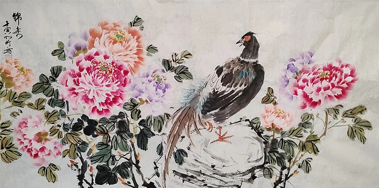 李乃昕 四尺牡丹《锦绣》