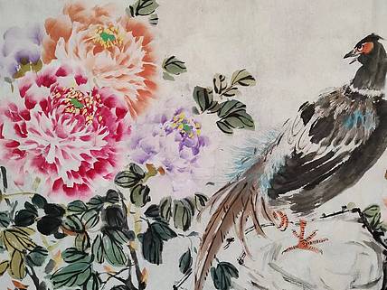李乃昕 四尺牡丹《锦绣》