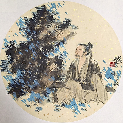 中央美院获硕士 美协会员 孙峰