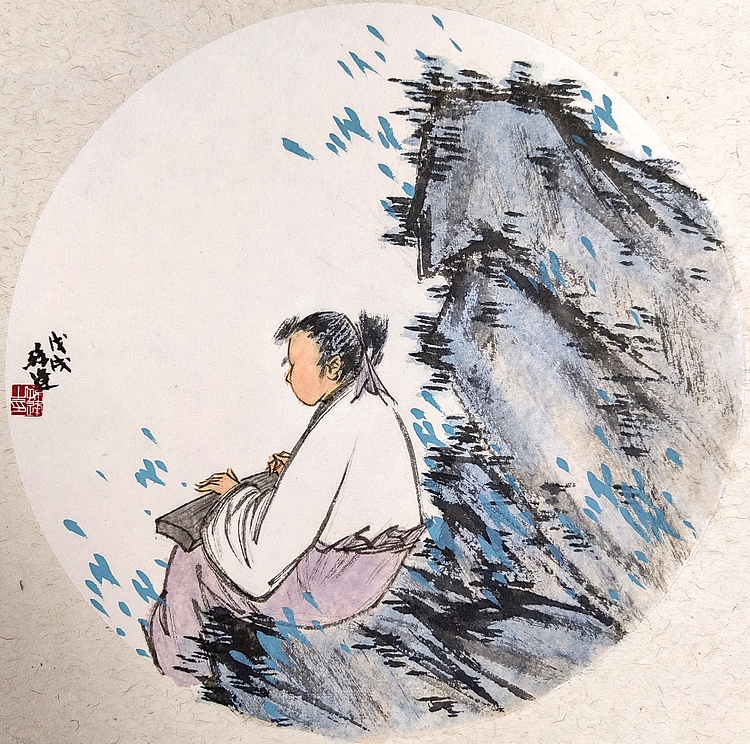 中央美院获硕士 美协会员 孙峰