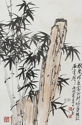 当代著名画家 洪士列 精品花鸟