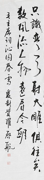 中国书画家协会会员 爱新觉罗启航 精品书法