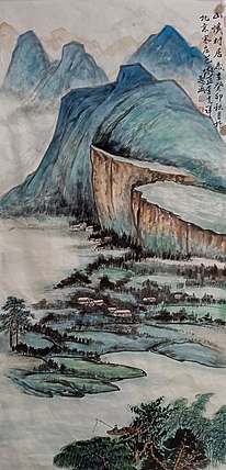 翱翔 山溪村居