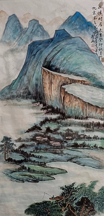 翱翔 山溪村居