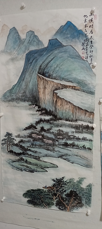 翱翔 山溪村居