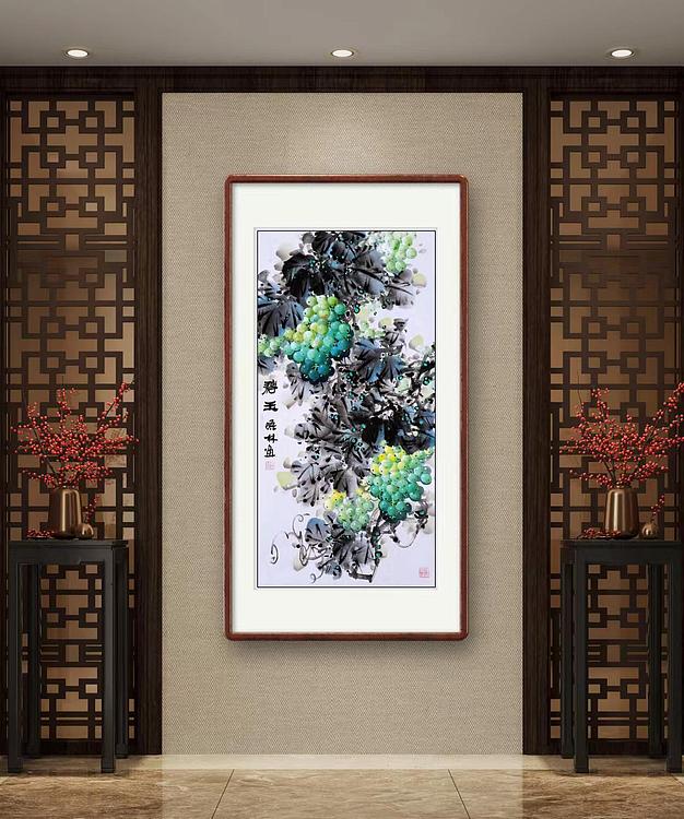 高晓林 （4316）国家一级美术师，江苏省美协会员《碧玉》