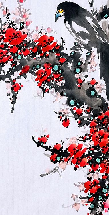 高晓林 （2751）国家一级美术师，江苏省美协会员《醉花香》