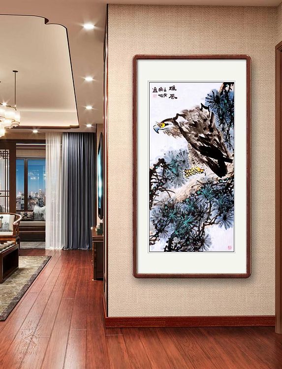 高晓林 （3308）国家一级美术师，江苏省美协会员《雄风图可