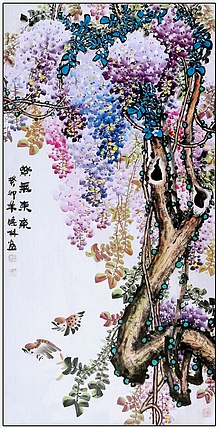 高晓林 （4328）国家一级美术师，江苏省美协会员《紫气东来》