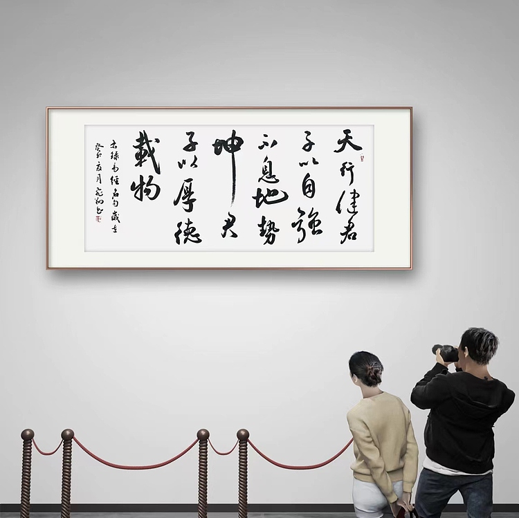 飞翔 易经名句天行健书法作品手写真迹名人字画名家收藏艺术精品定制
