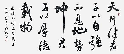 飞翔 易经名句天行健书法作品手写真迹名人字画名家收藏艺术精品定制