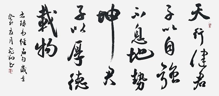 飞翔 易经名句天行健书法作品手写真迹名人字画名家收藏艺术精品定制
