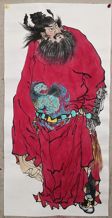 粟承志 钟馗神威图