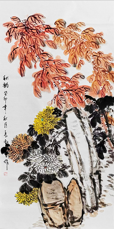 中国国画家协会理事 著名艺术家 谢长虹 花鸟画作品