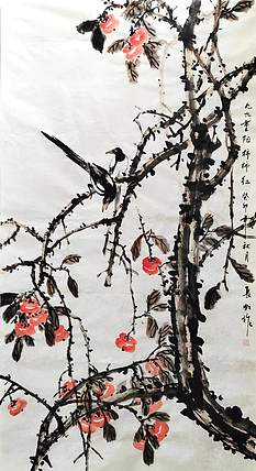 中国国画家协会理事 著名艺术家 谢长虹 花鸟画作品