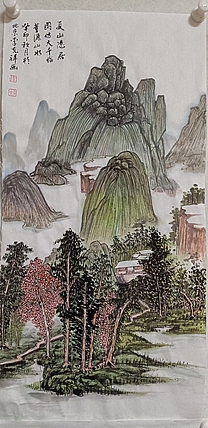 翱翔 夏山隐居图