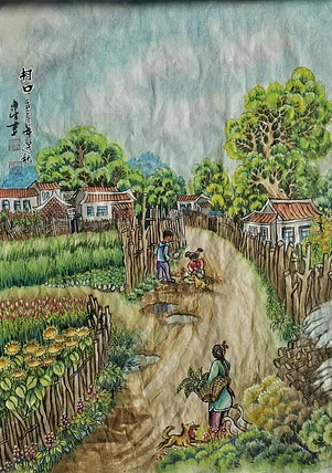 东升 村口