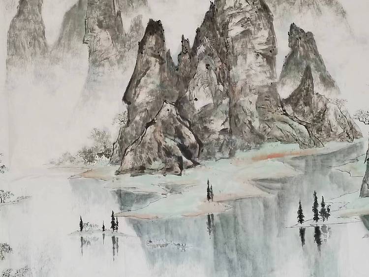 秦广宁 漓江晨曲