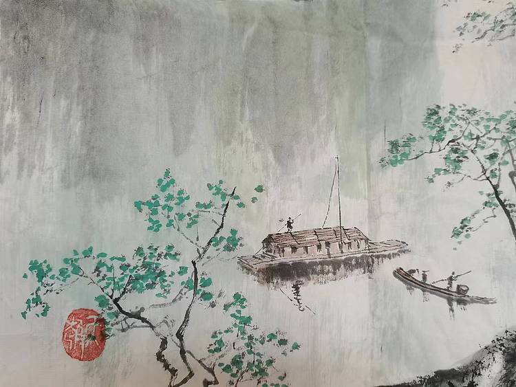 秦广宁 漓江晨曲