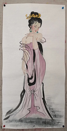 粟承志 写意仕女
