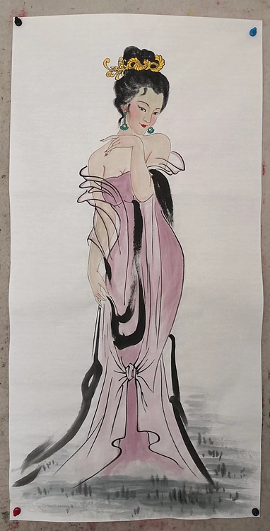 粟承志 写意仕女