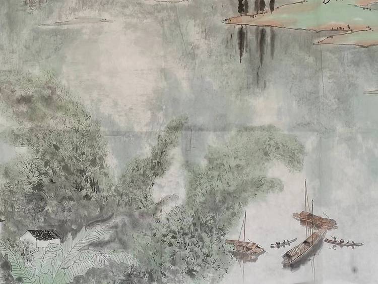 秦广宁 漓江一曲千峰秀
