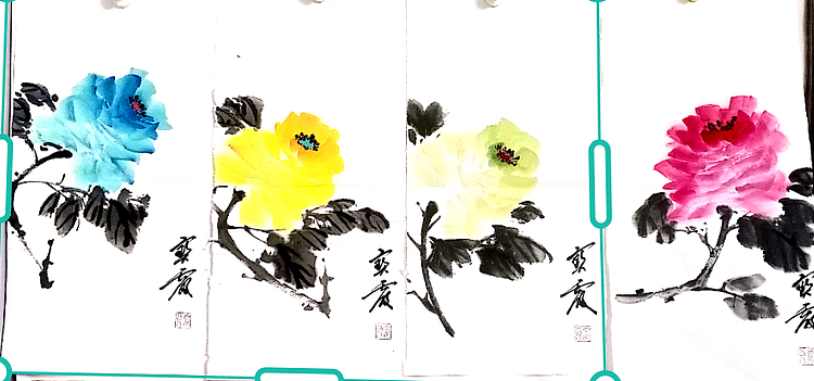 中国老年书画研究会会员 张宝霞 一花一世界