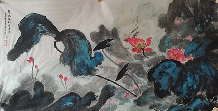 秦广宁 碧波浮动暗香浓