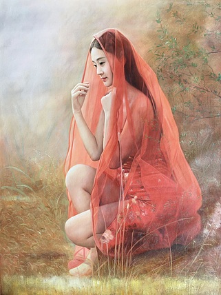 陈一茗 红纱