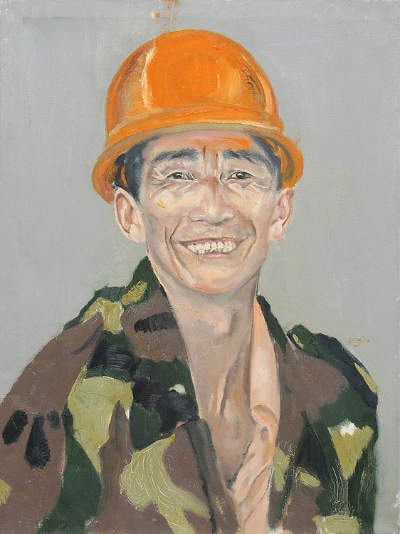 库存 潜力的艺术家 油画