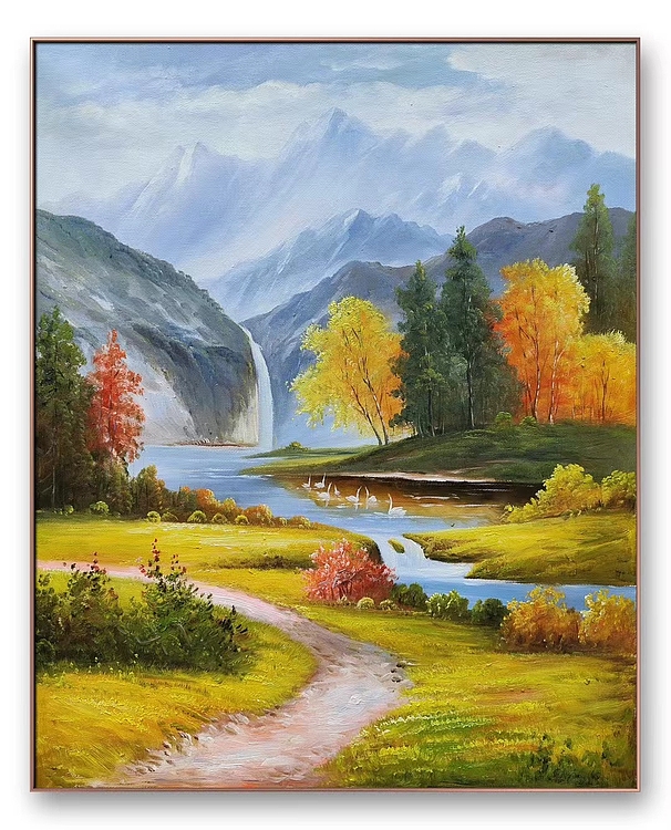 胡冰 纯手绘精品油画10