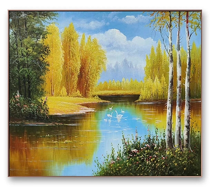 胡冰 纯手绘精品油画07