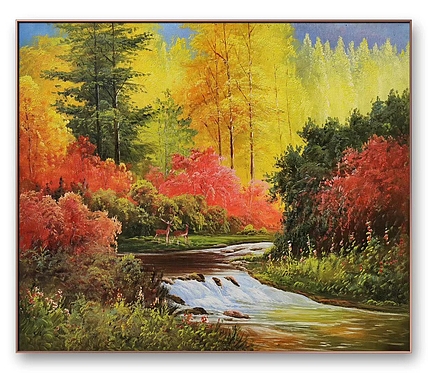 胡冰 纯手绘精品油画09