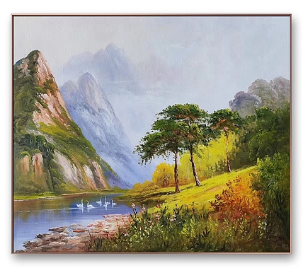 胡冰 纯手绘精品油画18