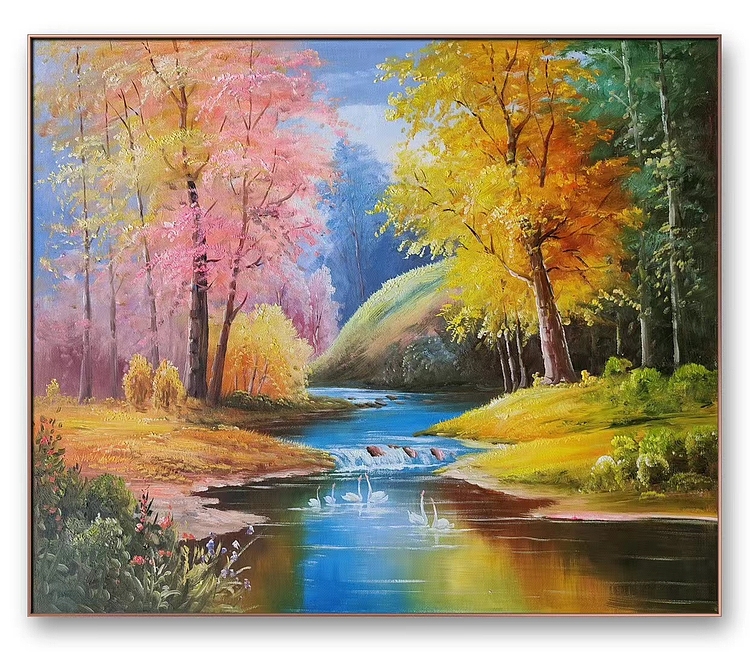 胡冰 纯手绘精品油画16