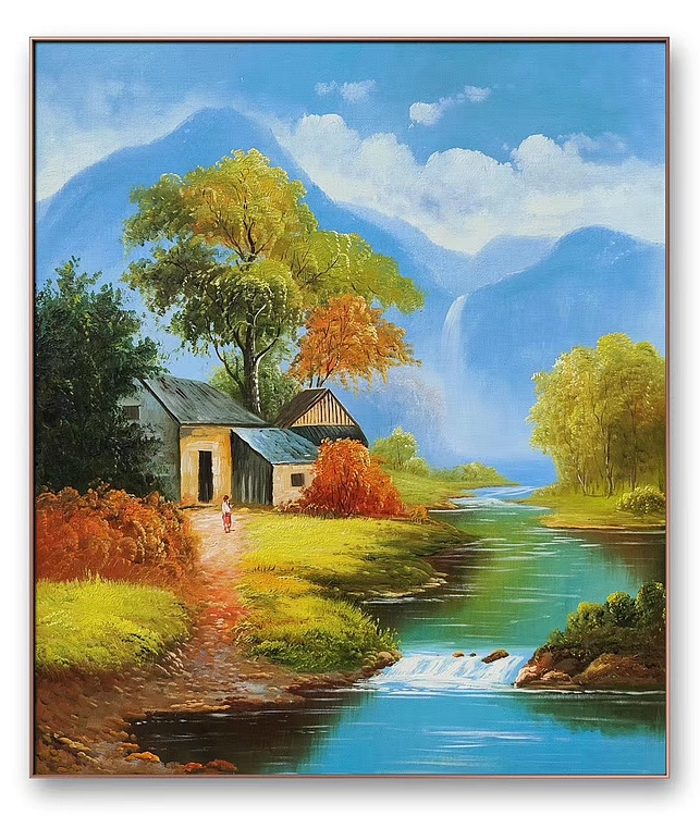 胡冰 纯手绘精品油画06