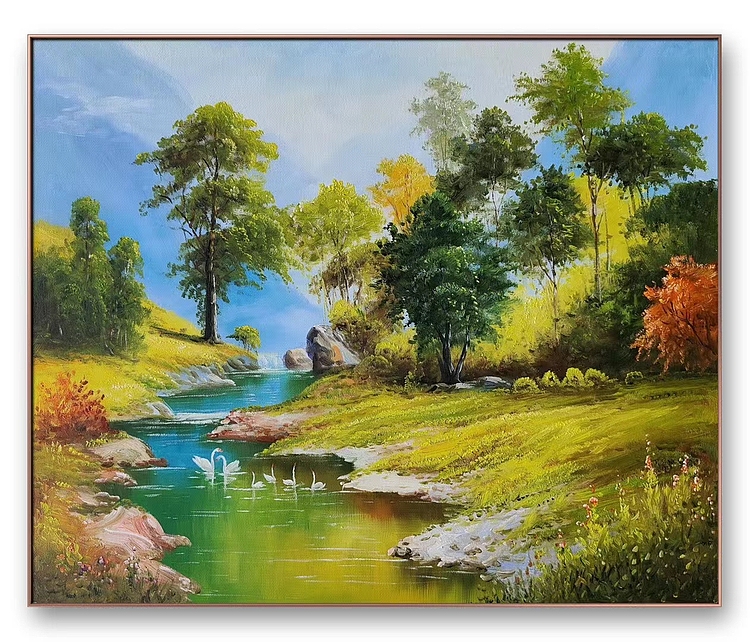 胡冰 纯手绘精品油画04