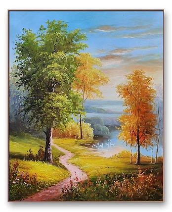 胡冰 纯手绘精品油画15
