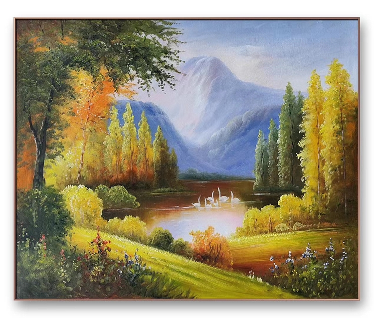 胡冰 纯手绘精品油画11
