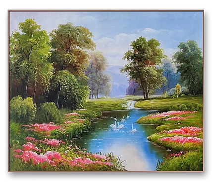 胡冰 纯手绘精品油画17
