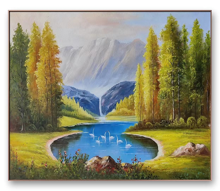 胡冰 纯手绘精品油画14