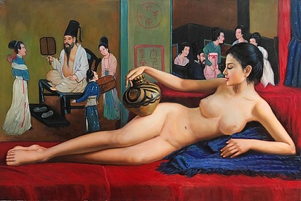 陈一茗 仕女图