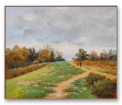 胡冰 纯手绘精品风景油画03