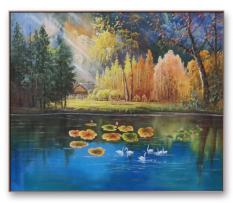 胡冰 纯手绘精品油画05