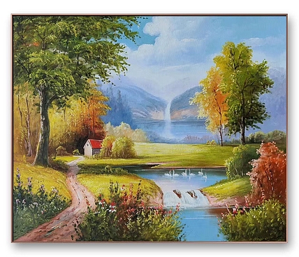 胡冰 纯手绘精品油画20