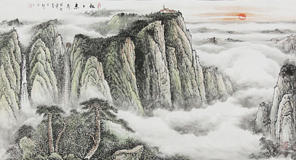 国家一级美术师 王朝才 精品山水