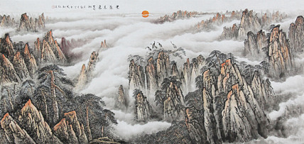 国家一级美术师 王朝才 精品山水