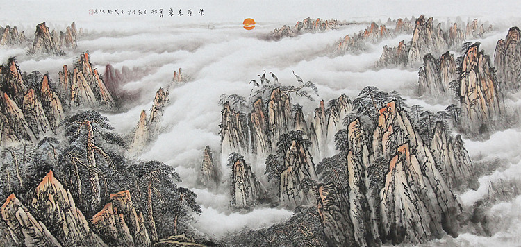 国家一级美术师 王朝才 精品山水