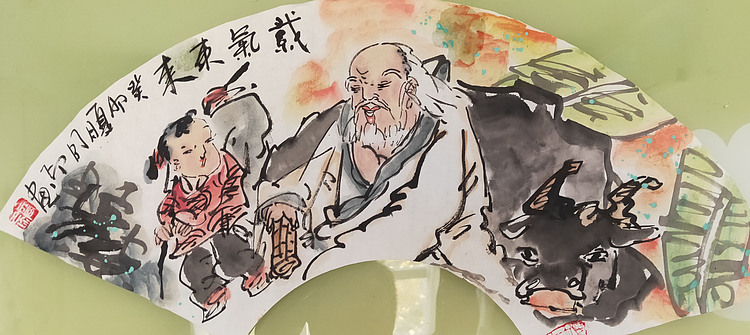 河北省美术家协会会员 侯同印 人物国画作品