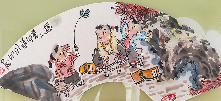 河北省美术家协会会员 侯同印 人物国画作品